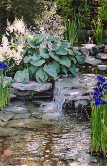 Relaxing Backyard And Garden Waterfalls