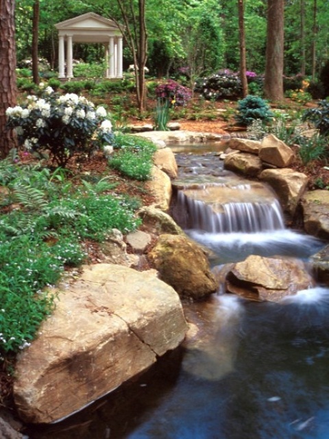 Relaxing Backyard And Garden Waterfalls