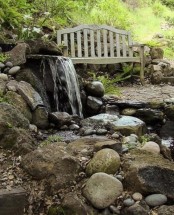 Relaxing Backyard And Garden Waterfalls