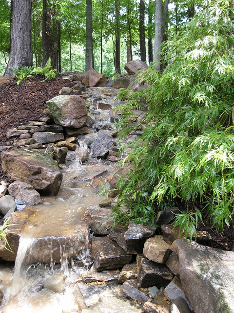 Relaxing Backyard And Garden Waterfalls