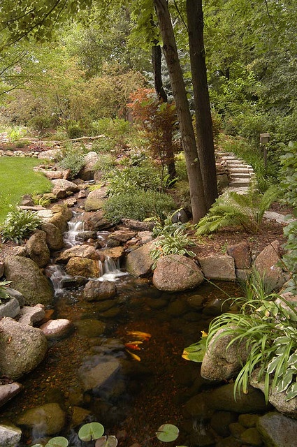 Relaxing Backyard And Garden Waterfalls