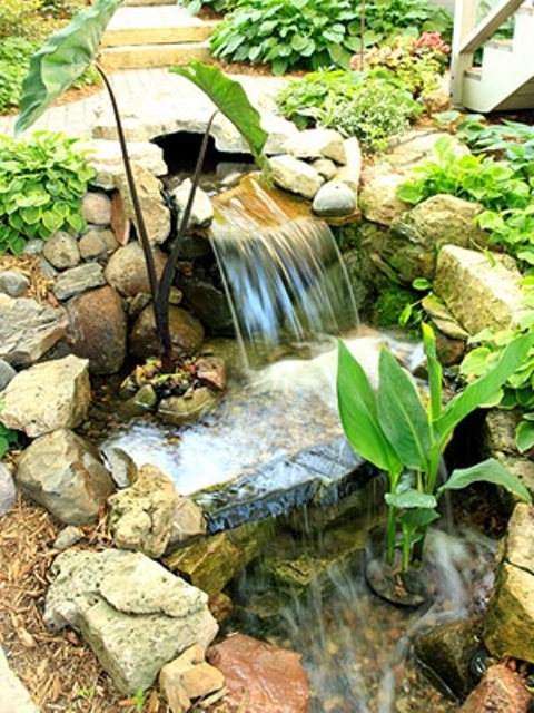 Relaxing Backyard And Garden Waterfalls