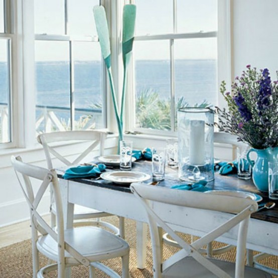 26 Relaxing Coastal Dining Rooms And Zones