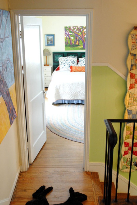 Retro House With Numerous Works Of Art And Vintage Things