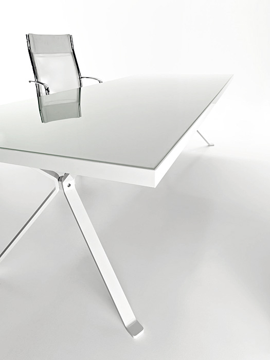 Revo Minimalist White Desk