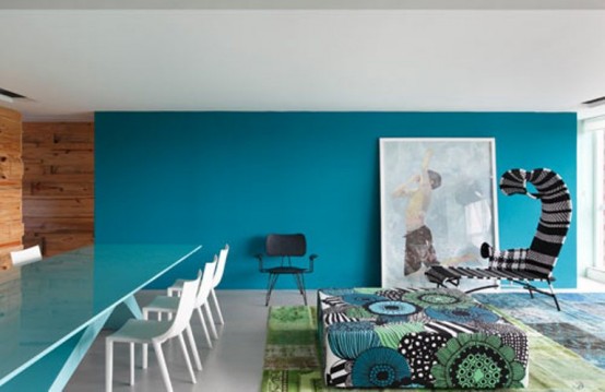 Rl House In Blue And Green By Studio Guilherme Torres