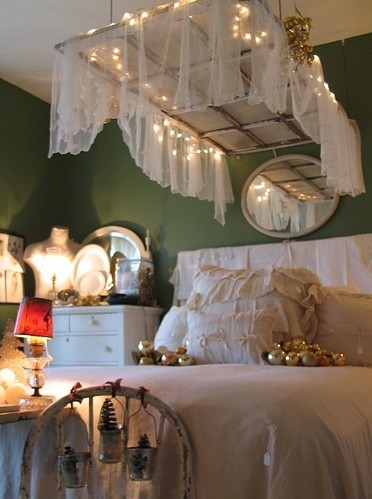 Romantic Bedroom With Soft Lights