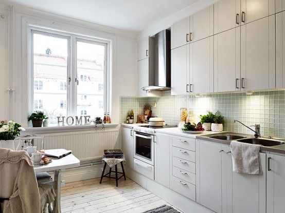 Romantic Stockholm Apartment With Shabby Chic Touches