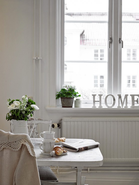 Romantic Stockholm Apartment With Shabby Chic Touches