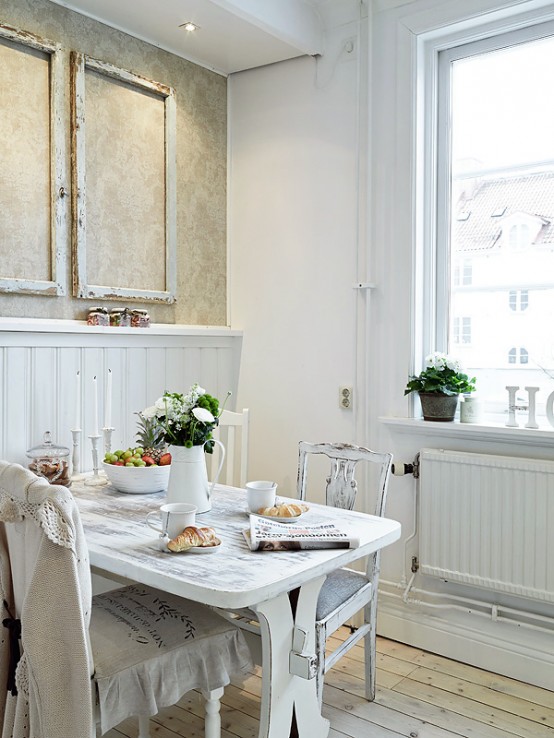 Romantic Stockholm Apartment With Shabby Chic Touches