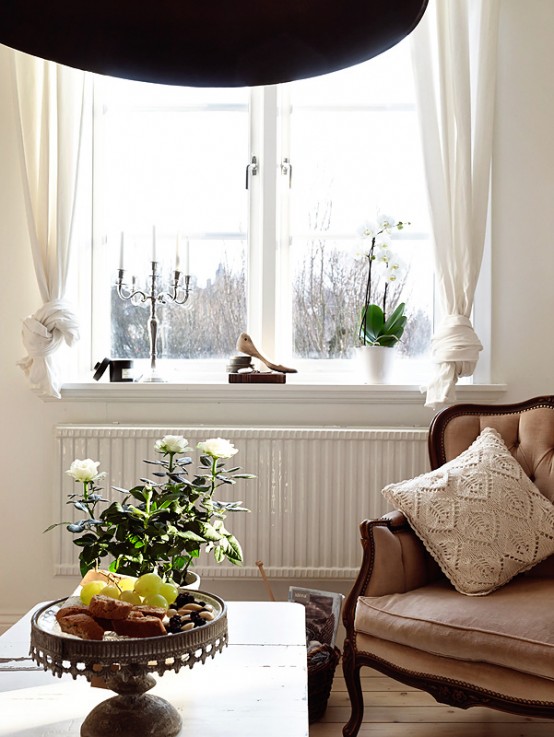 Romantic Stockholm Apartment With Shabby Chic Touches