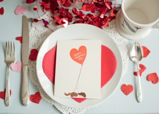 Romantic Valentine's Day Table Settings