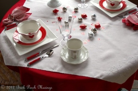 Romantic Valentine's Day Table Settings