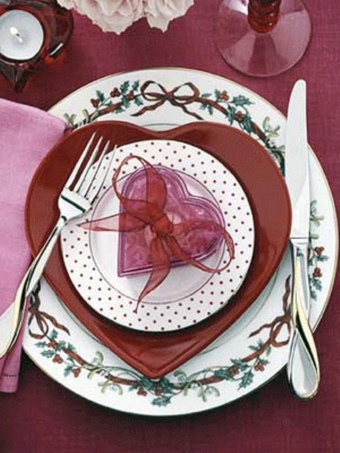 Romantic Valentine's Day Table Settings