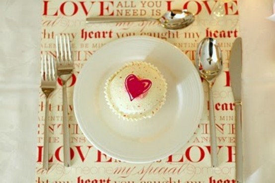 Romantic Valentine's Day Table Settings