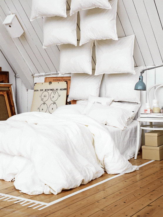 Romantic White Loft In Sweden