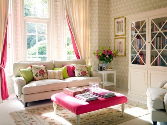 Romantic Feminine Living Room