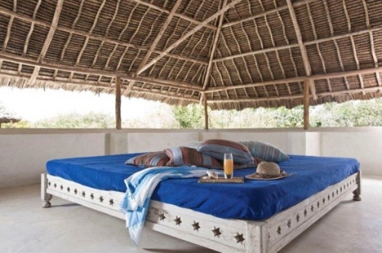 This rooftop baraza is a perfect place for an afternoon nap.