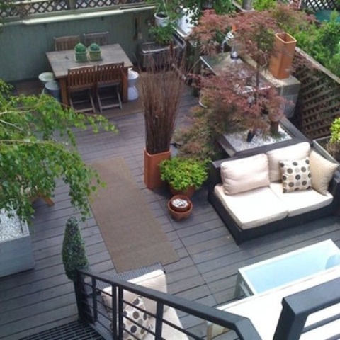 75 Inspiring Rooftop Terrace Design Ideas - DigsDigs on Roof Terrace Garden Design
 id=52948