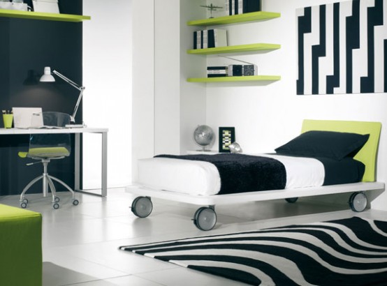 Contrasting Teen Rooms From Sangiorgio
