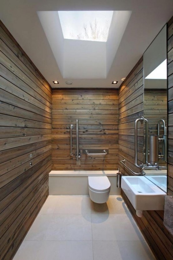 44 Rustic Barn Bathroom Design Ideas - DigsDigs