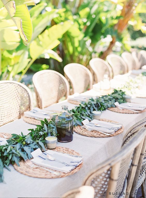 rustic outdoor gender neutral baby shower