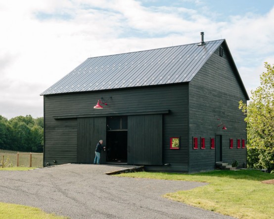 Rustic Passive House, Barn And Sauna Tower Compound