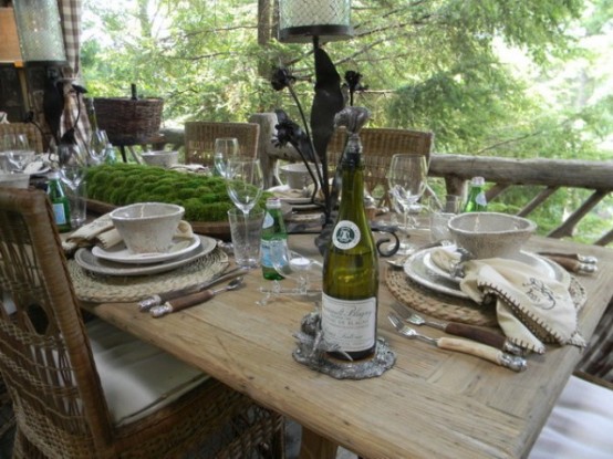 Rustic Porch With Hunters Retreat Touches