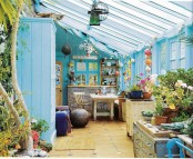 Rustic Sunroom In A Cottage