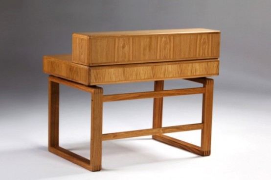 Saska Desk Inspired By Mid Century Scandinavian Designs