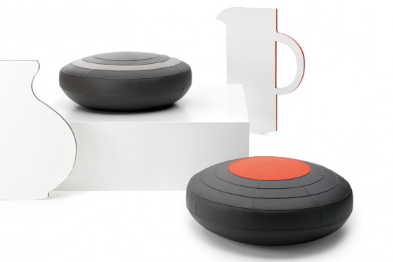 Saturne Footstool