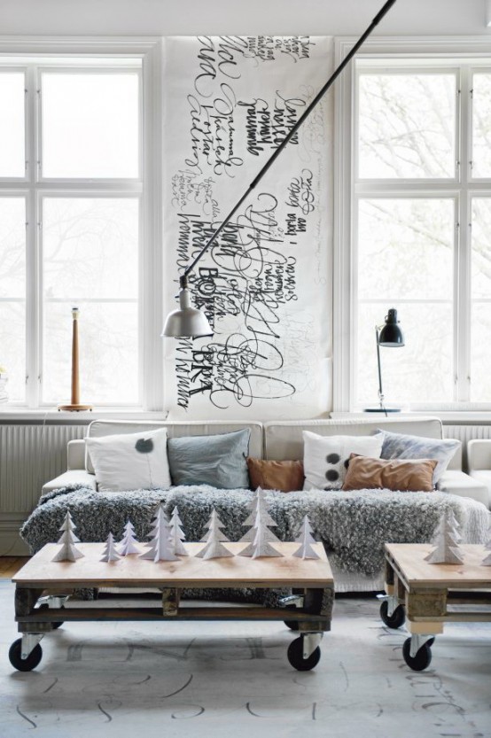 Scandinavian Chic House With Rustic And Vintage Features