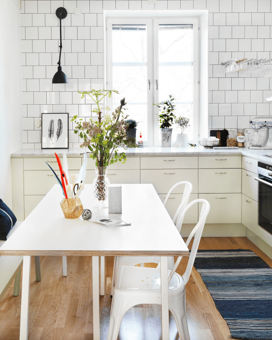 Scandinavian Kitchen Design With Retro Touches