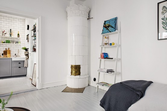 Scandinavian One Room Studio Apartment In Gothenburg