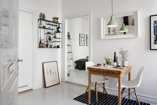 Scandinavian One Room Studio Apartment In Gothenburg