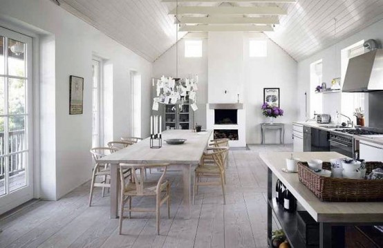 33 Rustic Scandinavian Kitchen Designs - DigsDigs 33 Rustic Scandinavian Kitchen Designs - DigsDigs