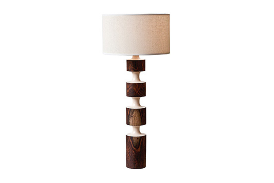 Sculptural And Snazzy Table Lamp