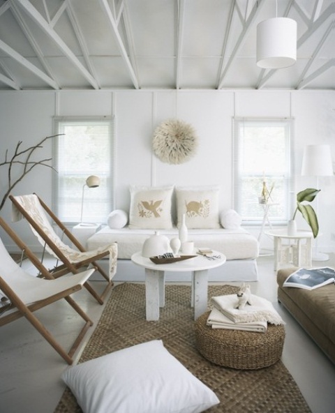 37 Sea and Beach Inspired Living Rooms - DigsDigs