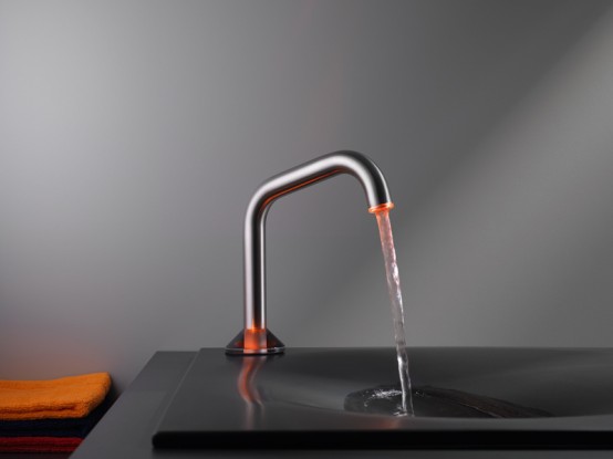 Semi Automatic Faucet With Led