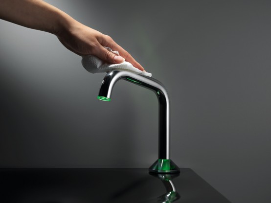 Semi Automatic Faucet With Led