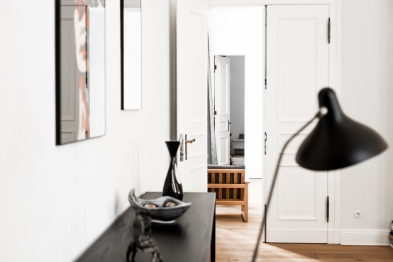 Serene Minimalist Apartment With Copper Accents