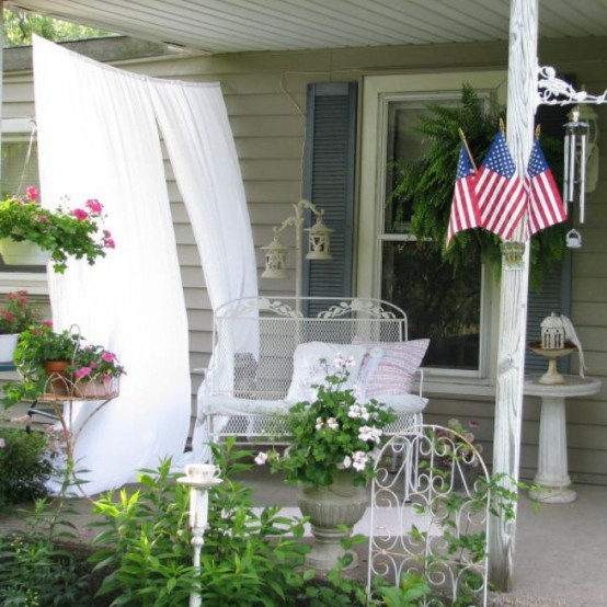 Shabby Chic Terrace With Victorian Charm