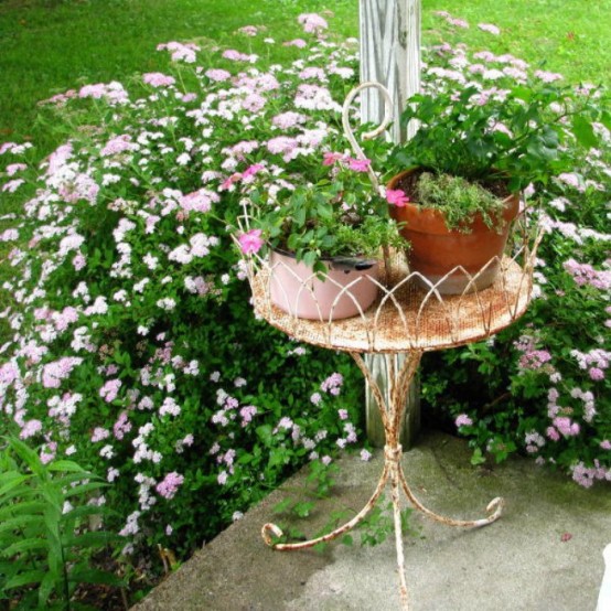 Shabby Chic Terrace With Victorian Charm