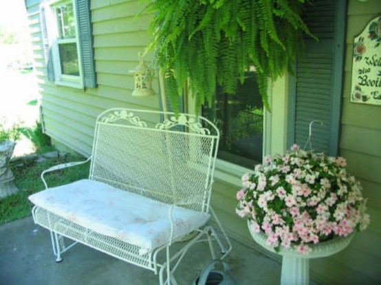 Shabby Chic Terrace With Victorian Charm