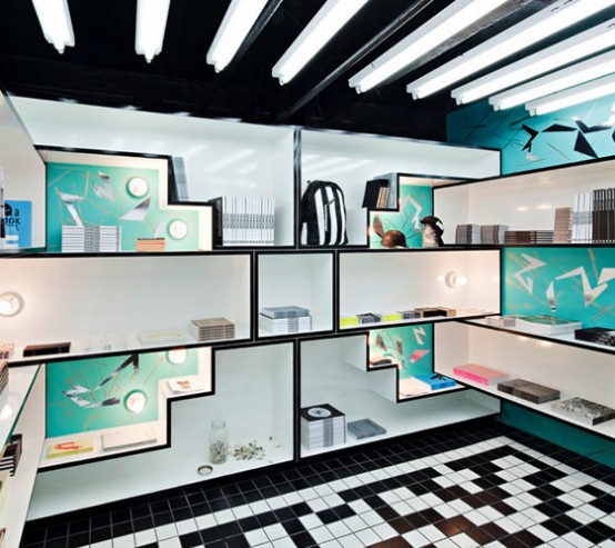 Custom Made Shelving System for Modern Interiors