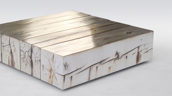 Silver Tables Of Fir With All Imperfections