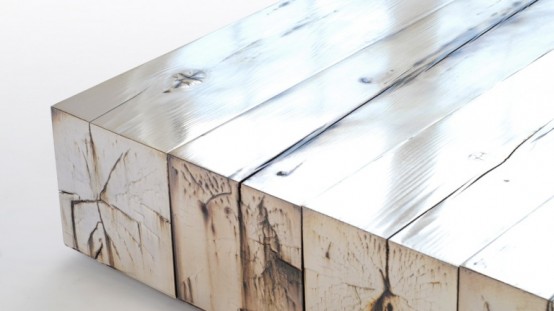 Silver Tables Of Fir With All Imperfections