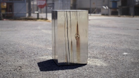 Silver Tables Of Fir With All Imperfections