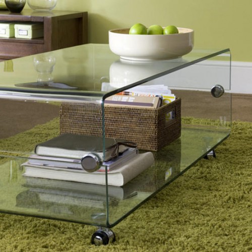 Choose a tiered coffee table. While the surface of any table offers plenty of function, but you can get much more from it. You'll be able to store some books and magazines on hand.