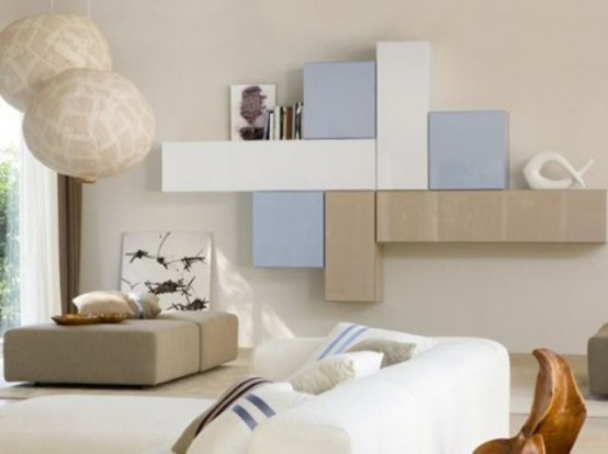 Simple Living Room Stoage Ideas